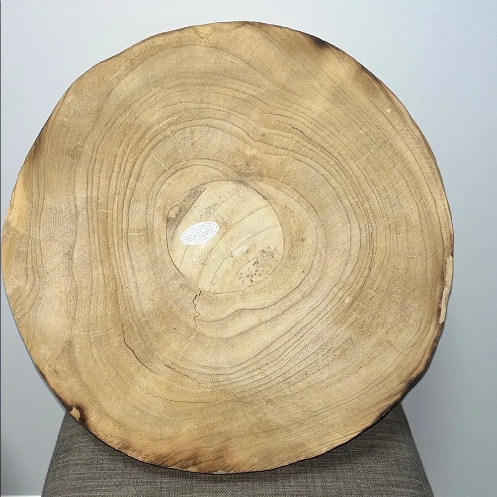 Rustic Wooden Handmade Bowl - Picture 5 of 10